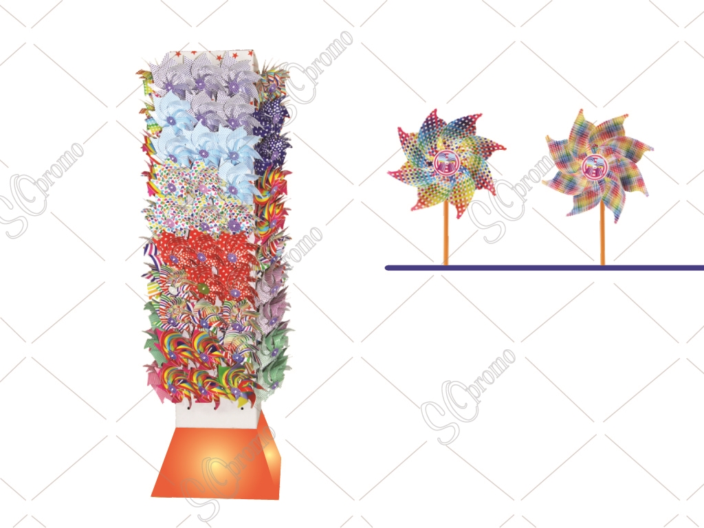 Winged Pinwheel Assortment Printed